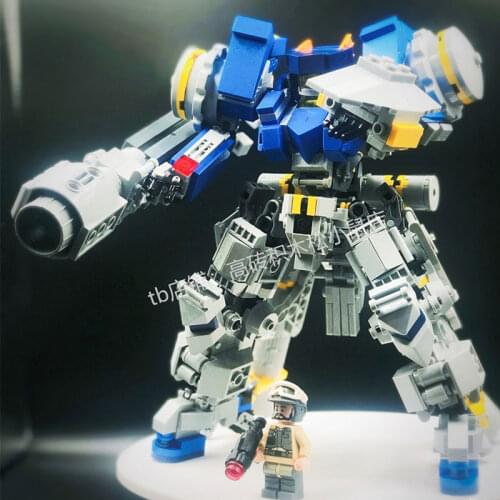 MOC Building Block Maker Game Enthusiasts Battle Mecha War Assembly Model Childrens Toy DIY Building Blocks Birthday Gift