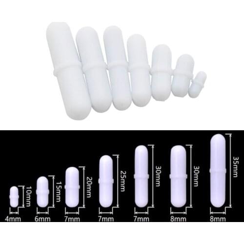 7pcs/set Stirring rod rotating biological stirrer electromagnetic rod corrosion resistant, laboratory magnetic stirring rod with