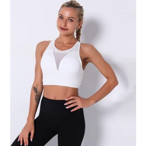 Women Hollow Out Sports Bra Quick-dry Top Gym Running Sports Yoga Tops Shockproof Running Yoga Vest Breathable Sports Bras