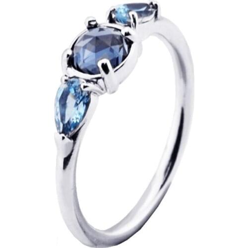 Genuine 925 Sterling Silver Rings Patterns of Frost Finger Rings for Women Engagement Wedding Party Gift Fine Jewelry anillos