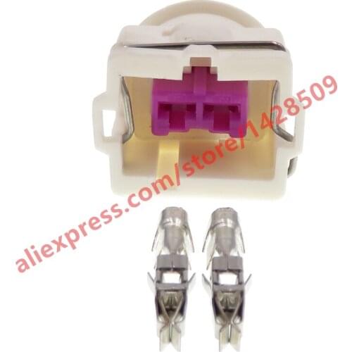 5 Sets 2 Pin 3.5 Seires Automobile Wiring Plug With Terminal Auto Wiring Harness Female Unsealed Connector