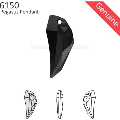 1 piece) 100% Original Crystal from Swarovski 6150 Pegasus pendant from Austria loose beads Rhinestone for DIY jewelry making