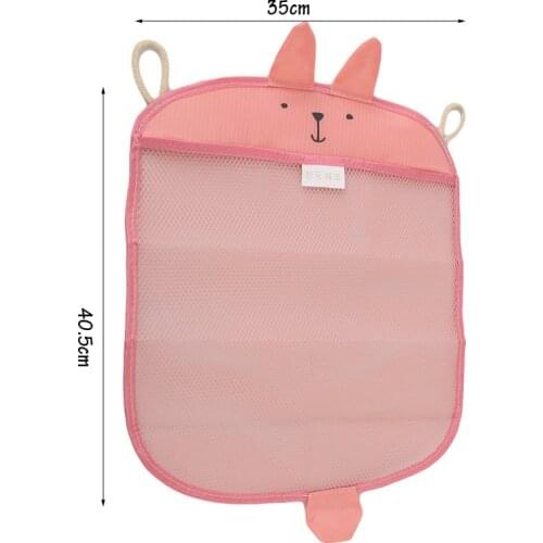 40.5*35cm Baby Bathroom Mesh Bag Child Bath Toy Bag Net Cartoon Animal Shape Waterproof Cloth Toy Baskets CX674643