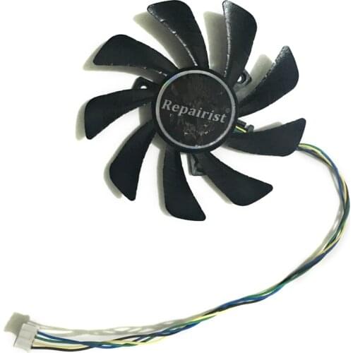 85MM Fan RX560 GPU VGA For Radeon HIS RX 560 GREEN iCooler Graphics Card Cooling System as Replacement