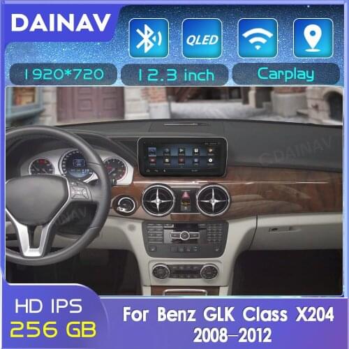 Android 11.0 8+256GB car radio For Mercedes Benz GLK Class X204 2008-2012 multimedia player GPS Navigation Autoradio