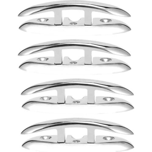 Sponges submersible pump marine parts Boat Cleat Stainless Steel Foldable Flip Up Marine Handware 6x2.1in Wavemaker bilge