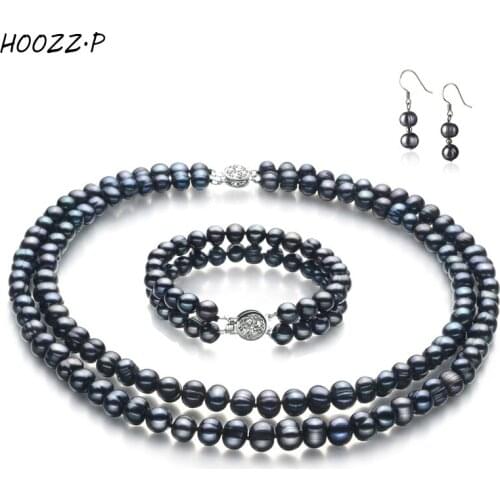 Женские ожерелья из жемчуга HOOZZ.P China At AliExpress