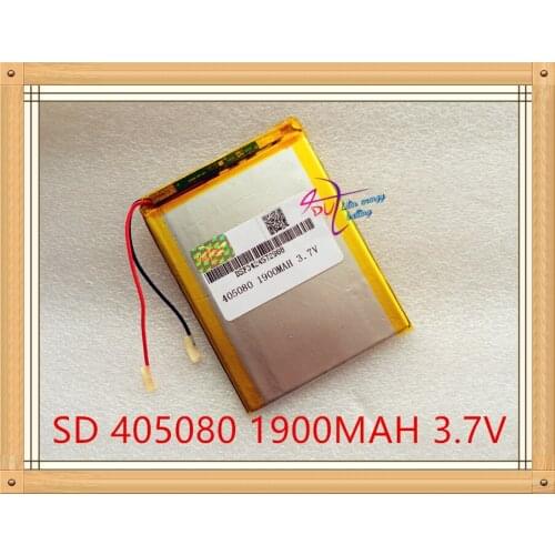 Liter energy battery 3.7V lithium polymer battery 405080 1900mAh navigator MID tablet computer etc
