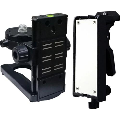 DANPON Bracket for Laser Level,Fine-tuning,360° Magnetic Pivoting Base with Adjustable Clip,5/8" Male Threaded