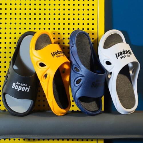 Mens slippers slippers trend slippers women indoor bath non-slip couple slippers wear-resistant mens slippers house slippers