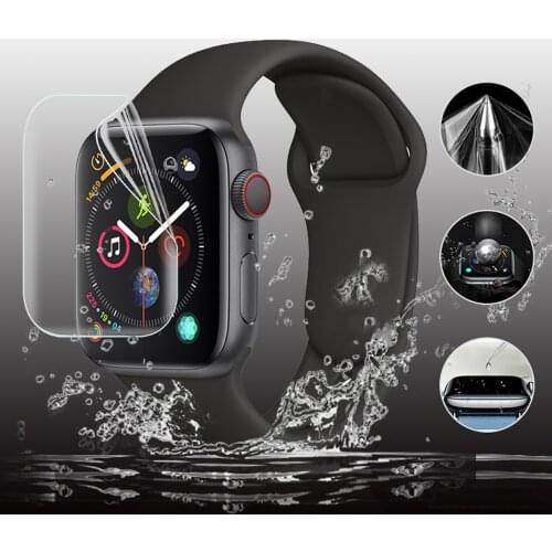 Soft Tempered Film for Apple Watch 44MM 40MM iwatch 42/38mm 3D Glass Screen Protector apple watch 6 5 4 3 Se Accessories