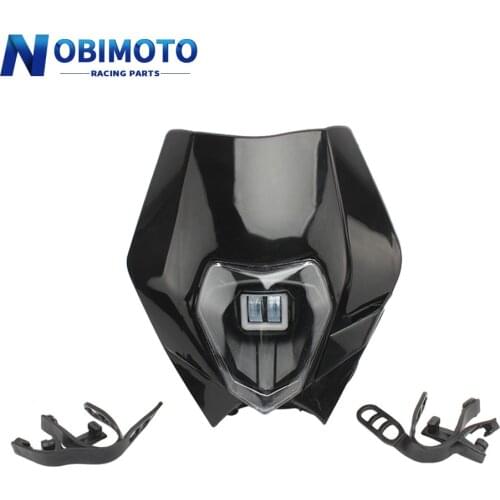 Supermoto LED Headlight Headlamp Head Lamp for EXC EXCF SX SXF XC XCF XCW XCFW 125 150 250 300 350 450 530 MX Dirt Bike Enduro