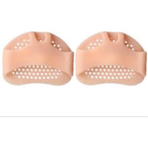 New 100pair/lot Silicone Forefoot Metatarsal Pads Pain Relief Orthotics Foot Massage Anti-slip Protector High Heel Elastic