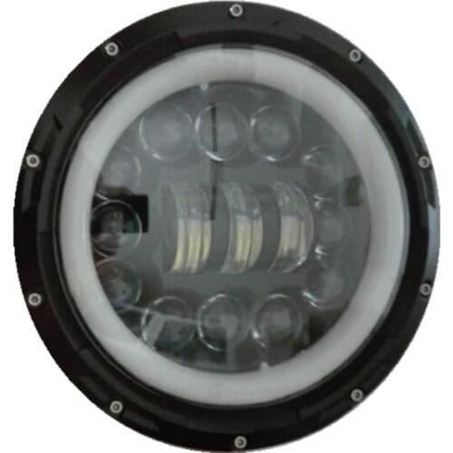 7'' H4 Motorcycle Headlight for Honda Yamaha Road Star FLD Touring Heritage Softail Fat Boy Road King with DRL Headlamp Bracket