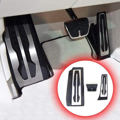 Antiskid Rest Accelerator Gas Oil Pad Brake Foot Pedal AT Part Trim Fit For BMW 7 Series G11 G12 2016 2017 2018 2019 2020