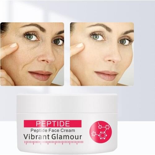 Six Peptide Collagen Pure Face Cream Anti Aging Wrinkle Lifting Firming Anti Acne Whitening Moisturizing Nourish Skin Care Cream