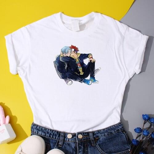 SK8 The Infinity Womens T Shirt Harajuku Manga Tees Short Sleeve Female T-shirt Japanese Anime Tops Women Oversized Streetwear
