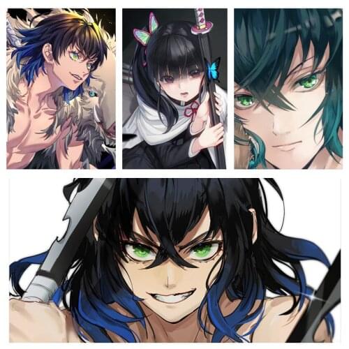 WTQ Modern Canvas Painting Anime Posters Demon Slayer Anime Poster Wall Decor Wall Art Picture Room Decoration Home Decor