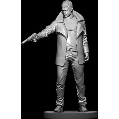 1/24 75mm 1/18 100mm Resin Model Killer Unpainted No Color RW-191
