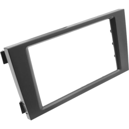 2DIN Car Radio Frame For Audi A6 2002-2006 Stereo Panel Fascia Trim Kit Installation Mount Facia Plate Bezel Refitting Fascia