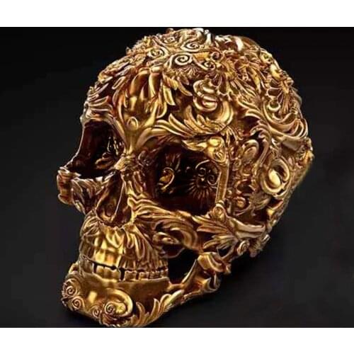 3D three-dimensional relief flower skull silicone mold making candle resin mold chocolate cake decoration food mold