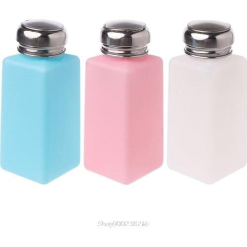 Anti-static Plastic Press Pump Bottle 100ML 200ml 250ml Liquid Alcohol Bottles Dispenser for Electronics PCB O02 20 Dropship