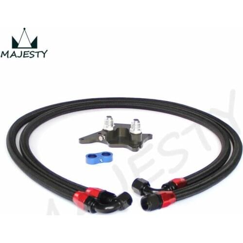 0IL FILTER SANDWICH ADAPTER + 1.4M AND 1.6M HOSE KIT FOR BMW MINI COOPER S R56 K