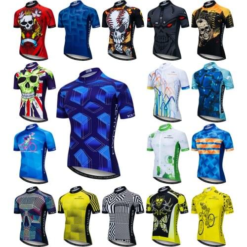 KEYIYUAN Summer Outdoor Sport Short Sleeve Male Cycling Jersey Pro Team Race Tops Bike MTB Shirt Breathable Bicycle Cycle