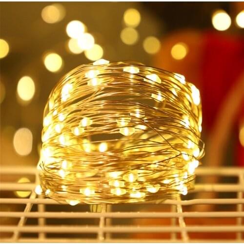 1M 5M 10M Copper Wire LED Fairy String Lights Christmas Decorations for Home New Year Decoration 2021 Navidad 2022 New Year