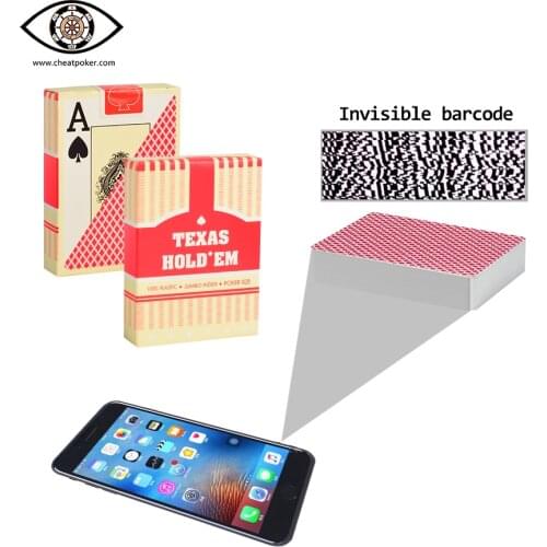 Anti Cheat Poker For Infrared Contact Lenses Magic Plastic Board Game Deck Texas Holdem Playing Cards