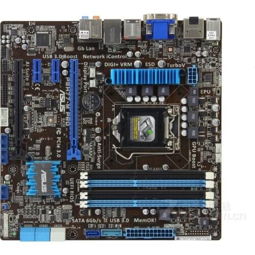 ASUS P8H77-M PRO original motherboard for LGA 1155 DDR3 22nm USB2.0 USB3.0 32GB H77 used desktop motherboard