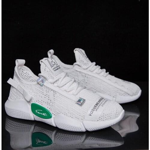 Fashion slip informales comfortable sneakers sport male Breathable Sneakers sapato de shoe hot s para spring men knitting shoes