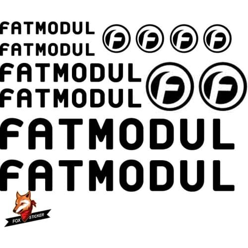 Bicycle frame stickers road bike mountain bike MTB Track bike TT bike cycle decal reflective stickers for FATMODUL stickers