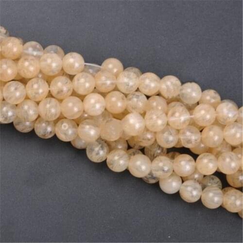 Natural Watermelon Tea Bead Diy for Bracelet Necklace Pendants Earrings Making