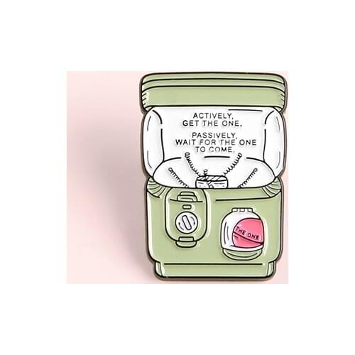 The One Adorable Toy Twisting Egg Machine Pins Actively Gifts For Children Jewelry Bag T-shirt Jackets Kids Brooches Jewelry