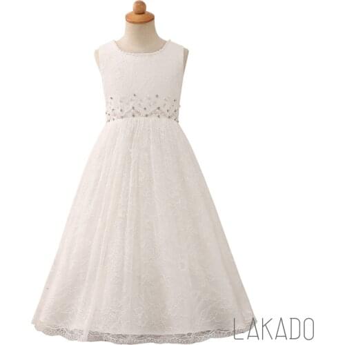 Lovely Flower Girls Dresses First Holy Communion Dresses with Sashes age 4 5 6 7 8 years