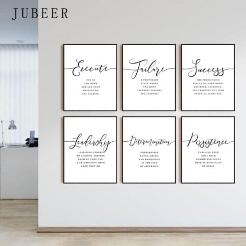 Success Quotes Posters and Prints Business Wall Art Modern Office Decor Leadership Inspirational Workplace Art Large Poster