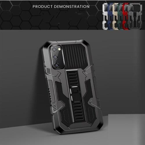 Armor Kickstand Phone Case For Samsung Galaxy A21S A21 A11 S20 UITRA NOTE 10 PLUS A71 A51 A31 A20S A10S Bracket Shockproof Case