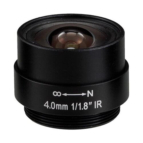 SMTSEC 4 mm HD MegaPixels IPC CCTV Lens 1/1.8" CS Mount 101 degrees Wide Angle For IP Security Camera (SL-0418MP)