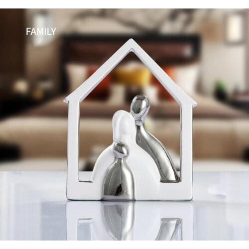 MODERN CERAMIC COUPLE PHOTO FRAME ORNAMENTS HOME FIGURINES CRAFTS LIVINGROOM BEDROOM FURNISHING DECORATION WEDDING ROMANTIC GIFT