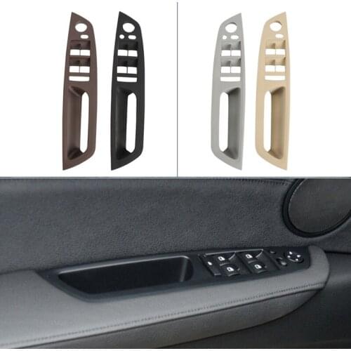 1pcs Car Left/Right Main Drivers Seat Interior Door Armrest Handle Inner Panel Pull Trim Cover for BMW X5 E70 X6 E71 2007-2014