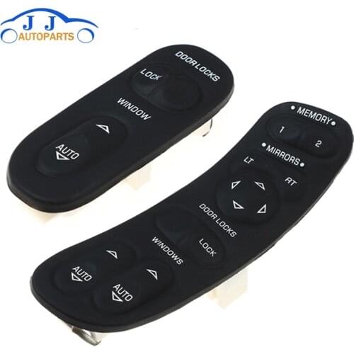 19209381 12135165 New Front Left Window Lifter Switch Drivers Side For Chevrolet Corvette C5 1997-2004