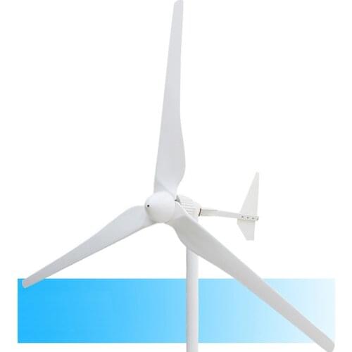 3 Blade Wind Turbine Generator Vertical 48V/96V AC Output 2KW 2000W 3 Phase Wind Generator Free Energy Low Wind Speed Start