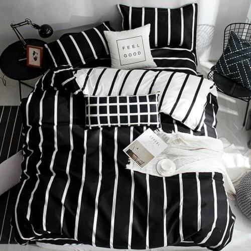 36 3 Pcs Duvet Cover Quilt Cover +2 Pillowcase students Comforter Cover 180*220/200*230/220*240 Queen King Full Twin Size