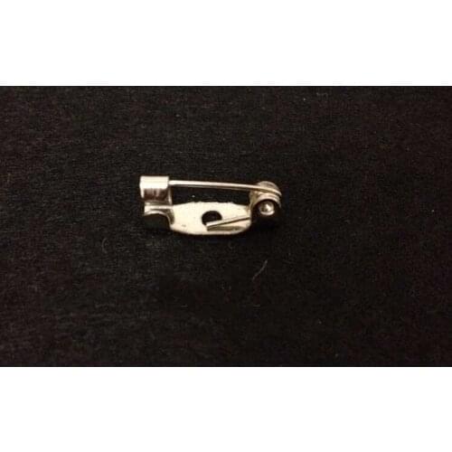 10pcs 1.5cm/15mm Big Jewelry Making Brooch Back Bar Safety Pins With Swivel Safety Cap Diy Jewelry Findings For Women