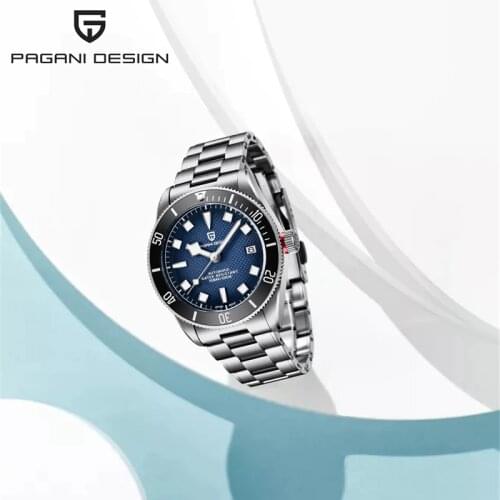 2021 New PAGANI DESIGN Top Luxury Mens Mechanical Watches 100M Waterproof Shockproof Automatic Watches Business Casual Clock