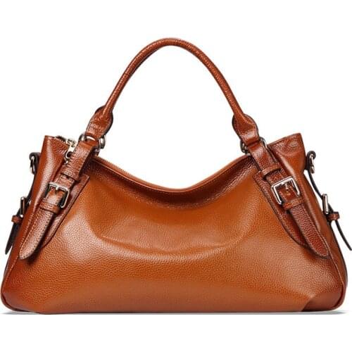 Classic Women Genuine Leather Handbag Totes High Quality