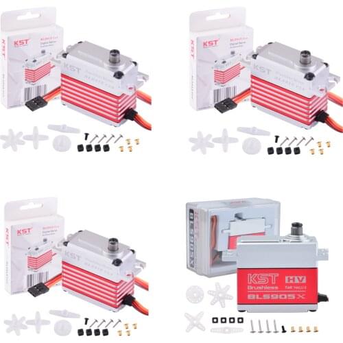 KST BLS915 V2.0 3Pieces + KST BLS905X 1 Piece Brushless High Voltage Metal Gear Servo For 550-700 Tail Servo Motor