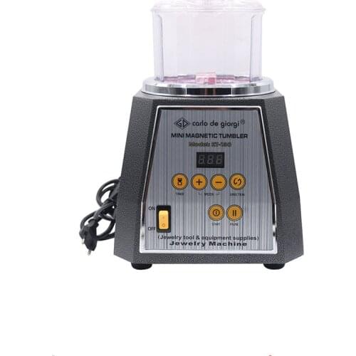 Magnetic Tumbler 130mm Jewelry Polisher Metals Polisher & Finisher Super Finishing Polishing machine KT-130 high quality ne