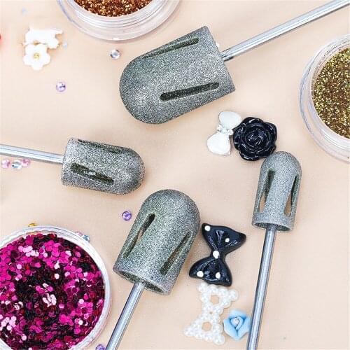 Nail Drill Bits Set Stainless Steel Drill Bit Manicure Nailfile Professional Cuticle Cutter Nail Drills Milling Cutter Strong